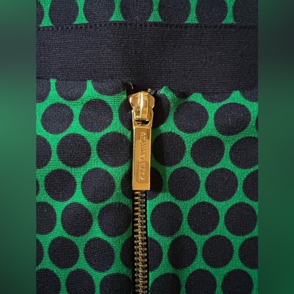 Michael Kors Green Navy Jersey Ponte Dress - Picture 8 of 9